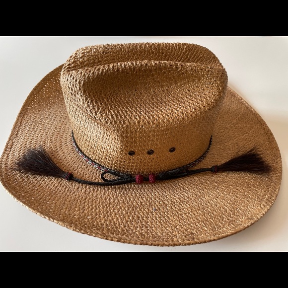 VINTAGE Stetson 7 Long Oval Cowboy Hat - Picture 1 of 3